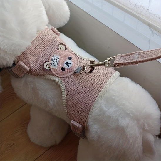 Harnais petit chien MiniPattes rose