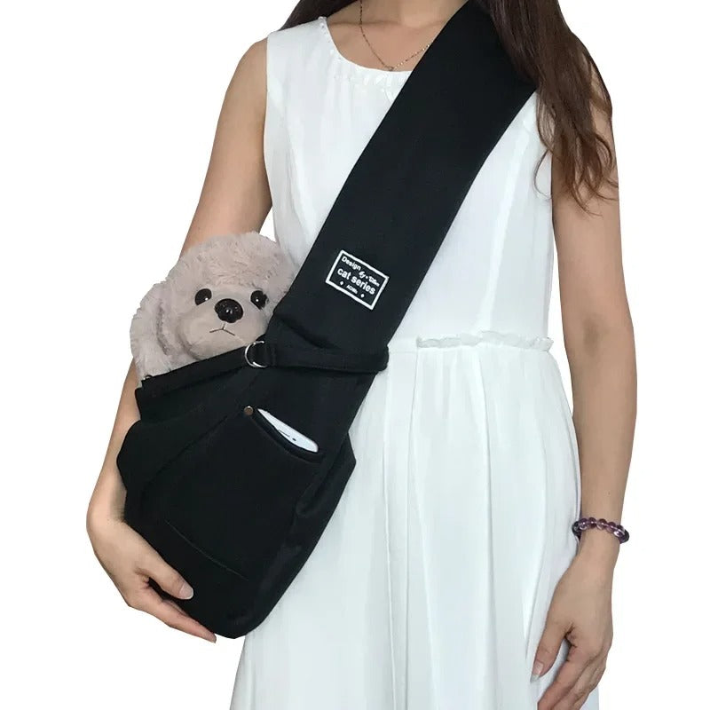 Sac de transport pour chien PortaChien confortablement installe