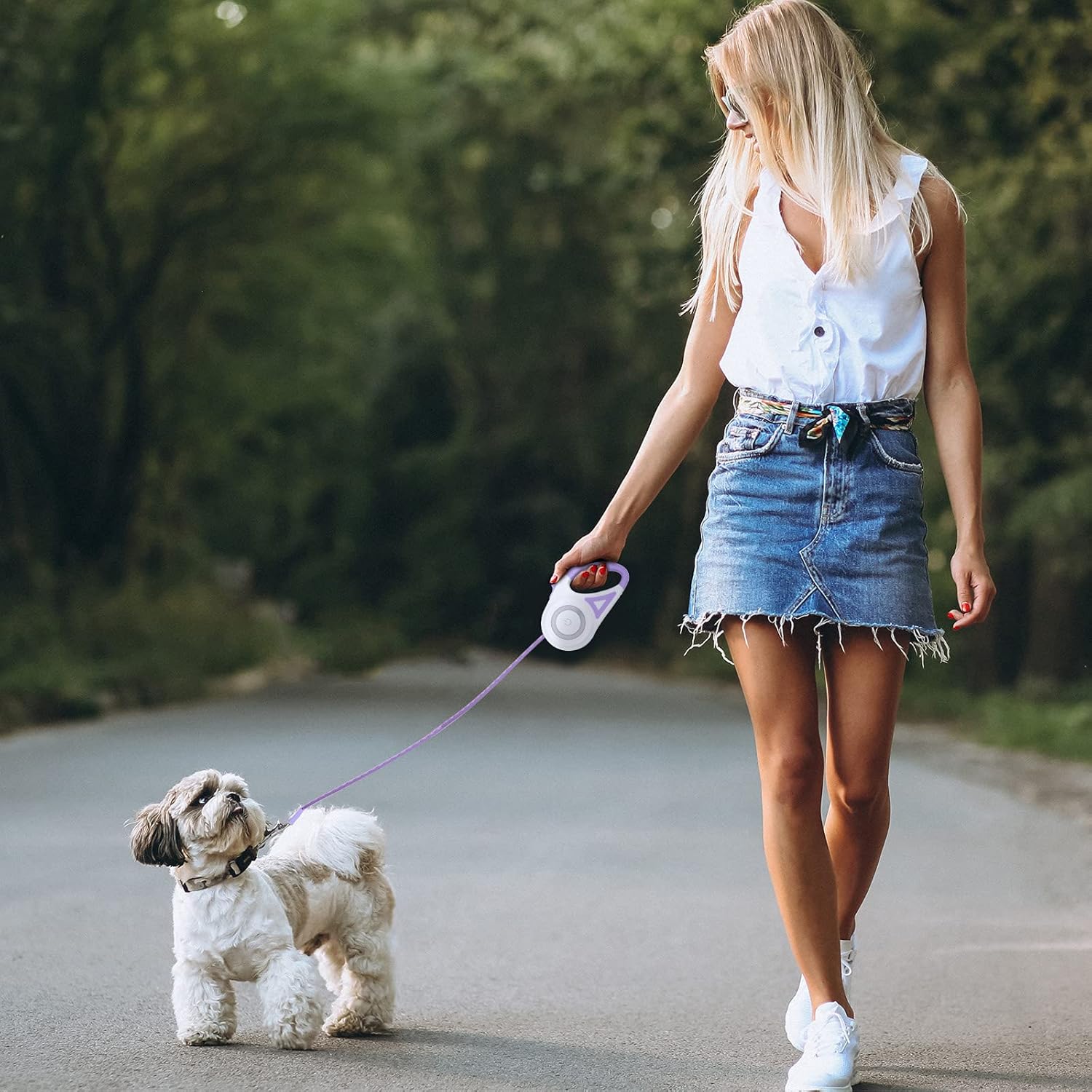 Laisse chien NightPawLeash controle optimale