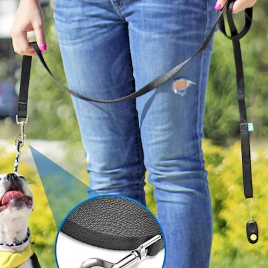 Une laisse de chien FreedomLeash fixaction rapide