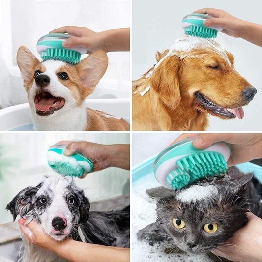 BrossyDog™ - Brosse de bain pour animaux 2 en 1 | chien - Auracanine